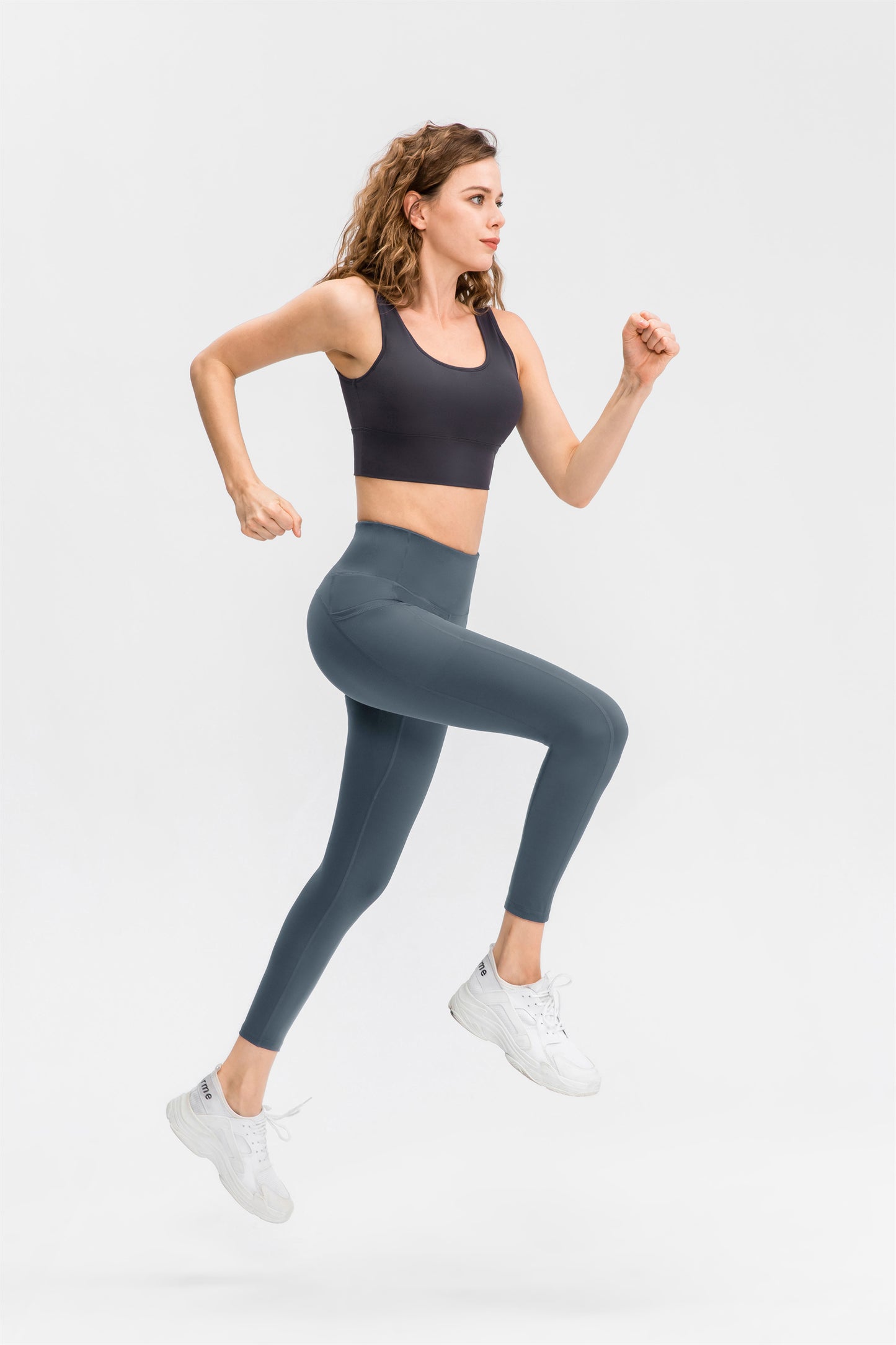 High Waist Pocket Stretch Sport Leggings