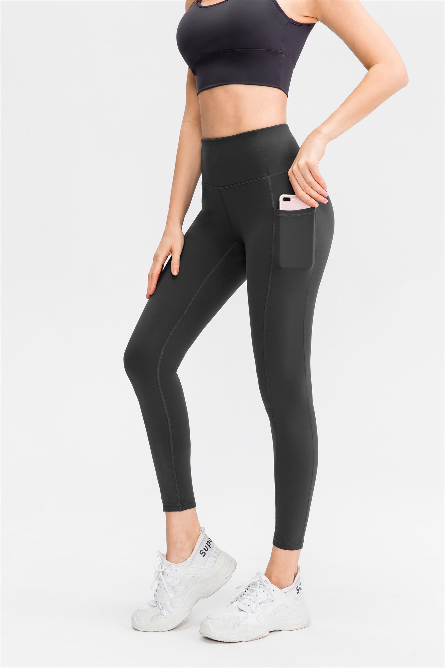 High Waist Pocket Stretch Sport Leggings