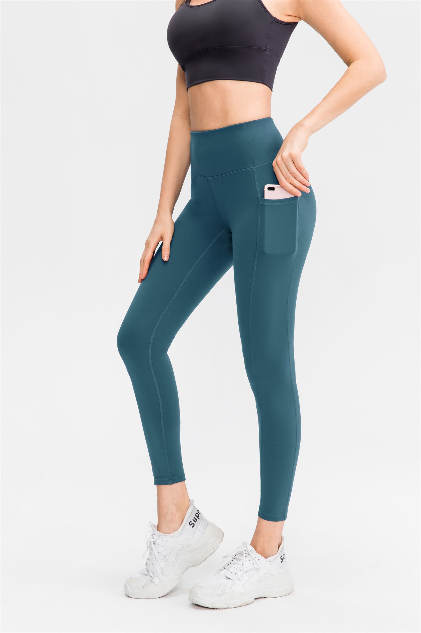 High Waist Pocket Stretch Sport Leggings