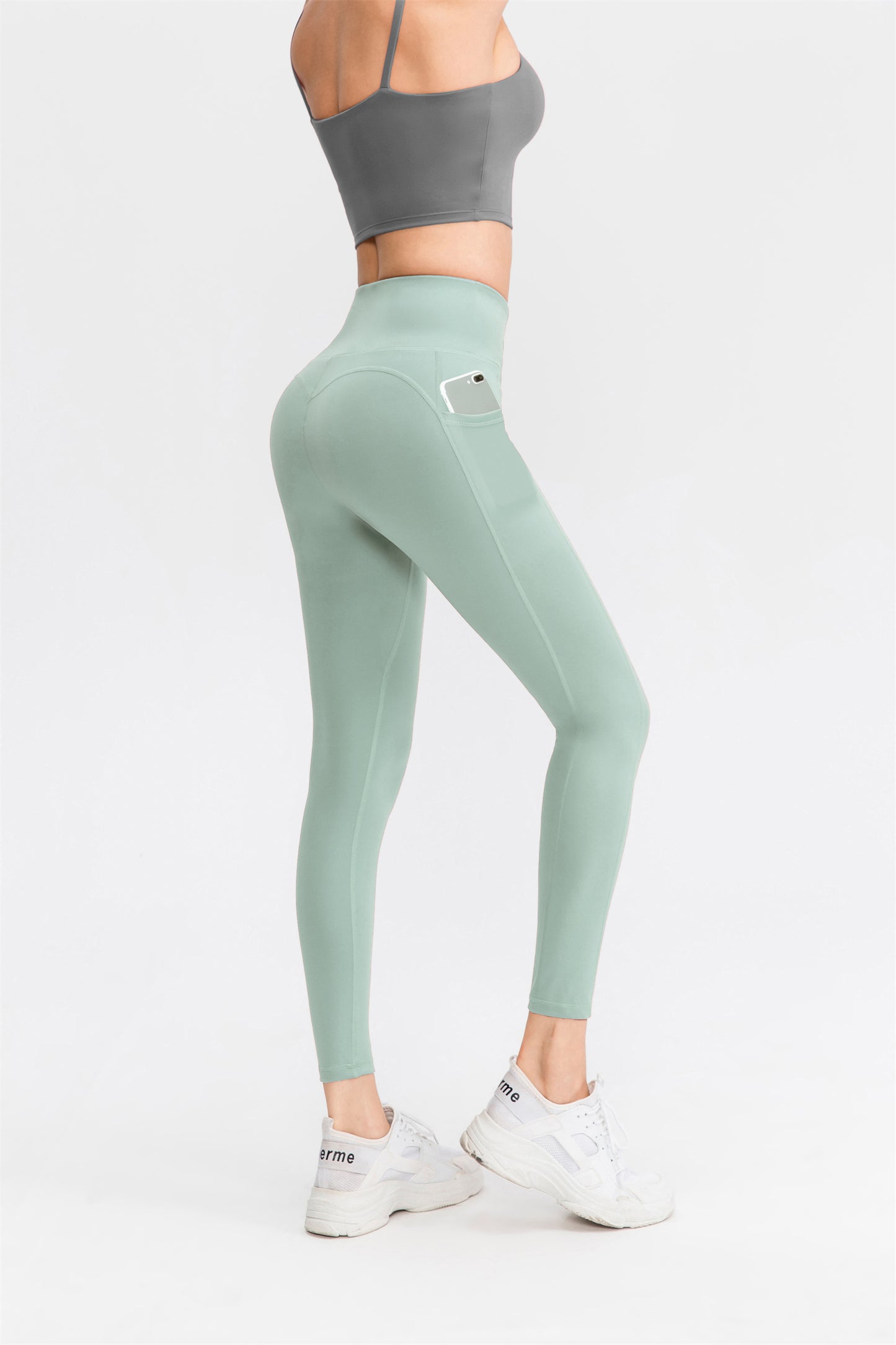 High Waist Pocket Stretch Sport Leggings