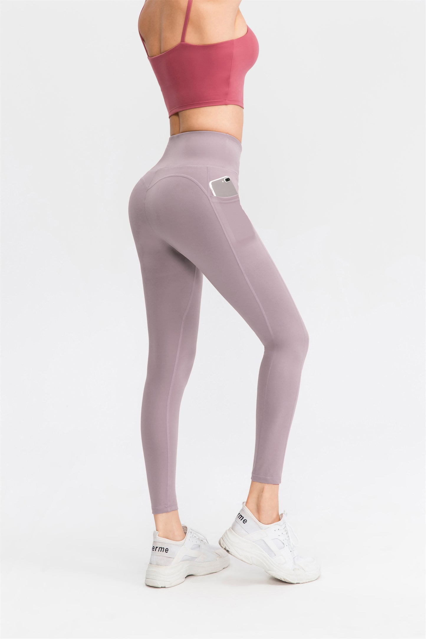 High Waist Pocket Stretch Sport Leggings