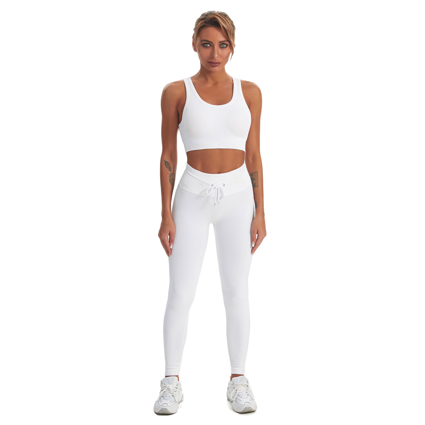 Seamless Gym Yoga Set Tank Top & Leggings