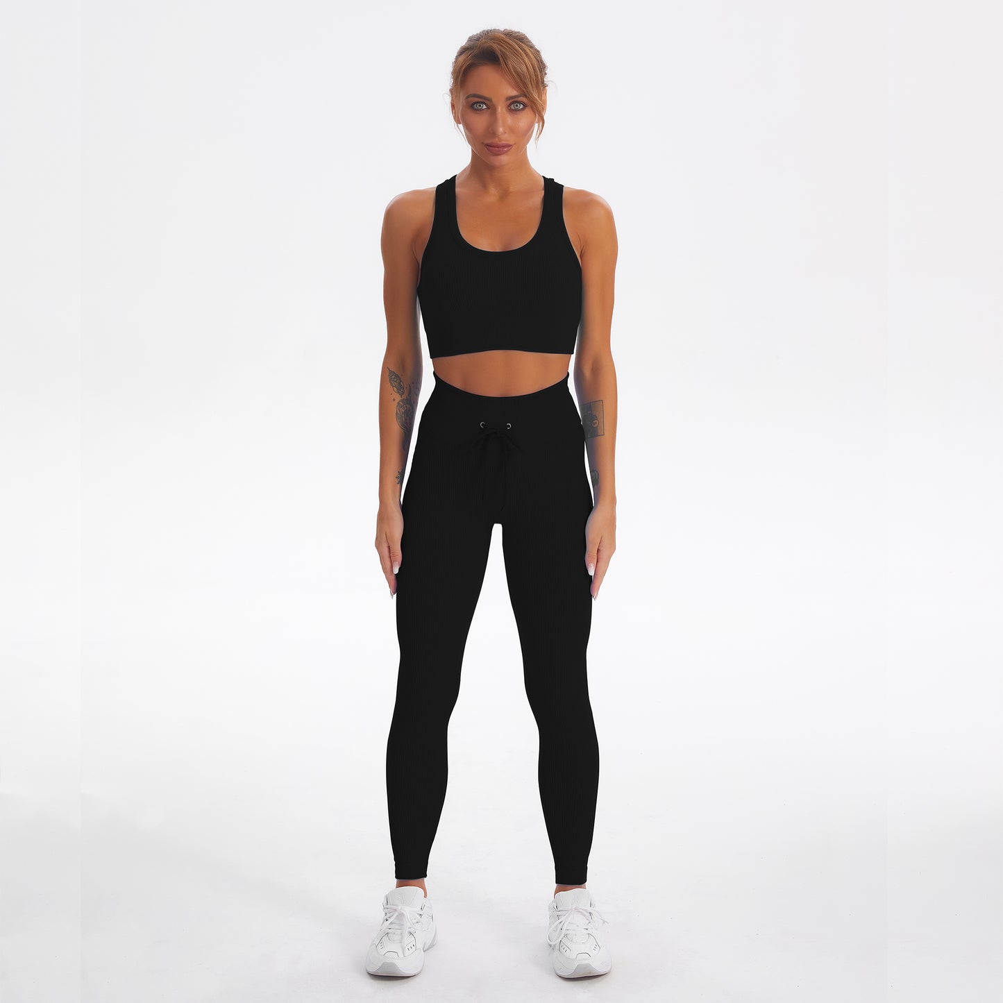 Seamless Gym Yoga Set Tank Top & Leggings