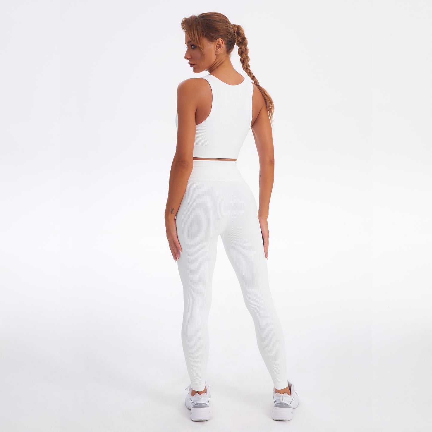 Seamless Gym Yoga Set Tank Top & Leggings