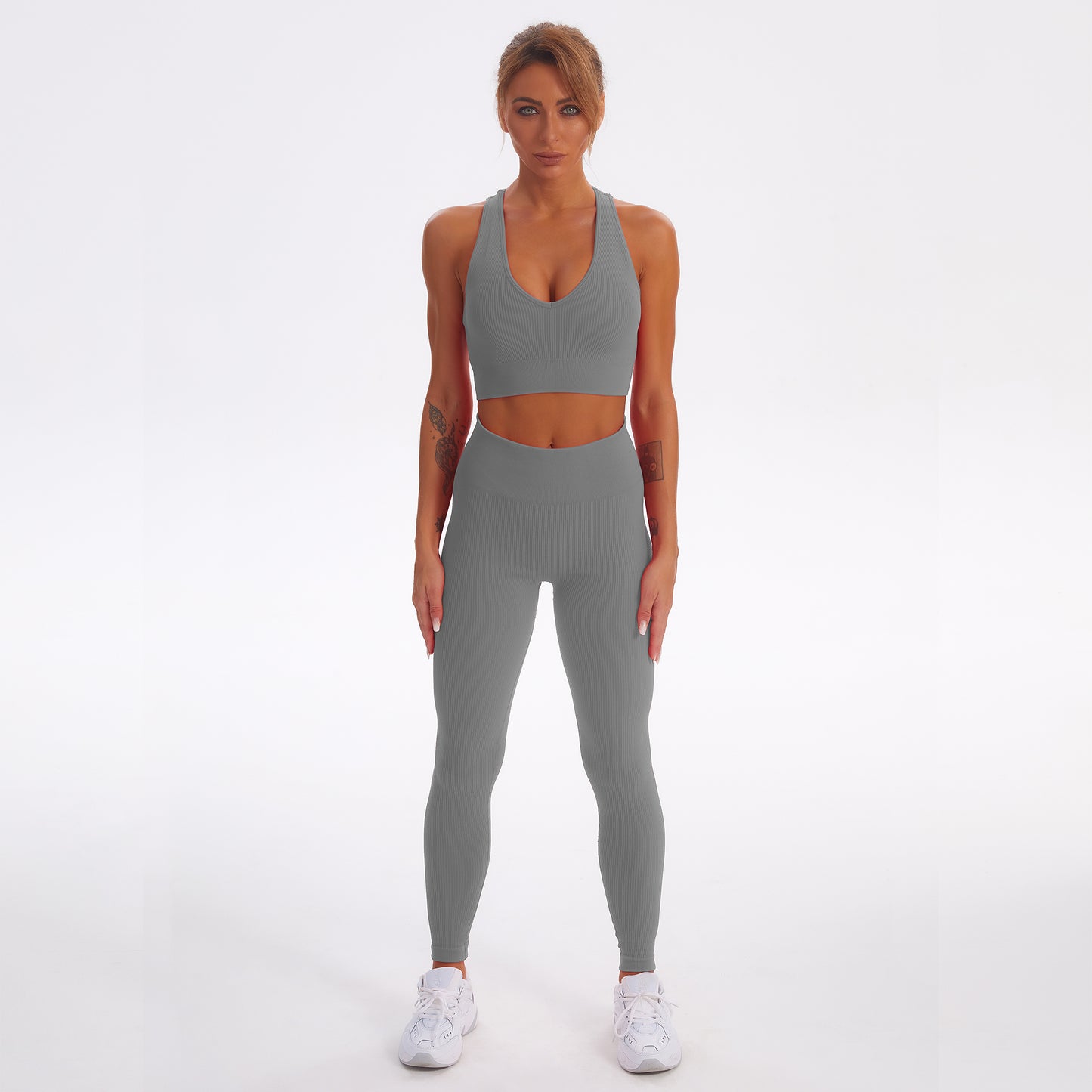 Seamless Gym Yoga Set Sports Bra & Leggings